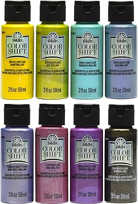 Ensemble de peinture acrylique folkart colorshift pour débutants et artistes, formule non toxique