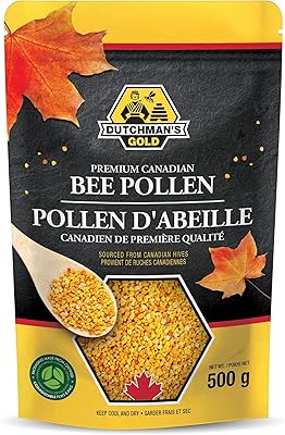 Granulés de pollen d'abeille canadien de qualité supérieure 500 g - améliore le régime