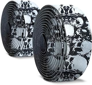 Ruban de guidon en fibre de carbone elian bros (lot de 2) noir