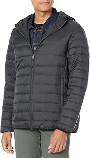 Veste matelassée imperméable et empilable légère amazon essentials pour hommes, noir, xs