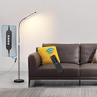 Lampadaire led sur pied moderne janed pour salon chambre à coucher bureau lampe