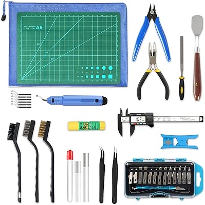 Kit d'outils d'imprimante 3d de 45 pièces accessoire d'impression comprenant un outil