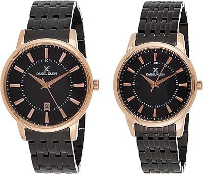 Montre à quartz unisexe pour adulte daniel klein, affichage analogique et bracelet