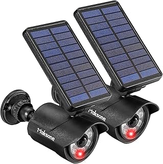 Lampes de sécurité à énergie solaire 2 en 1 avec détecteur de mouvement