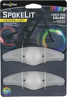 Lumière de visibilité de vélo à led night eyes spokelet + lumière