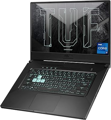 Asus tuf dash 15 (2021) ordinateur portable de jeu ultra-mince 15,6 144 hz