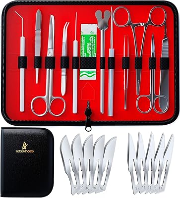 Kit de dissection d'anatomie médicale instaknifecare pour laboratoire de biologie avancée avec lames
