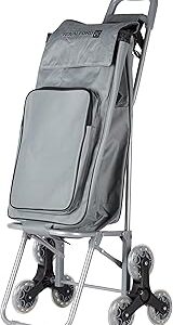 Sac de courses à roulettes polyvalent royal ford 34 litres rf11371 avec poignées et roulettes, un sac en polyester durable, portable et élégant avec une poche avant, idéal pour ranger des objets, gris, couleur grise. Diaytar : Parce que vous méritez le meilleur sans vous ruiner