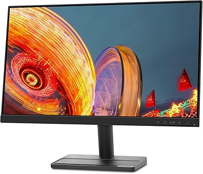 Moniteur fhd ultra fin lenovo l24e-30 23,8", dalle va, freesync, 3 sans cadre