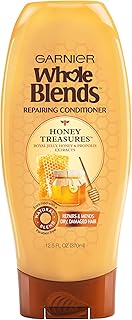 Revitalisant réparateur honey treasures garnier whole blends pour unisexe - 374 ml