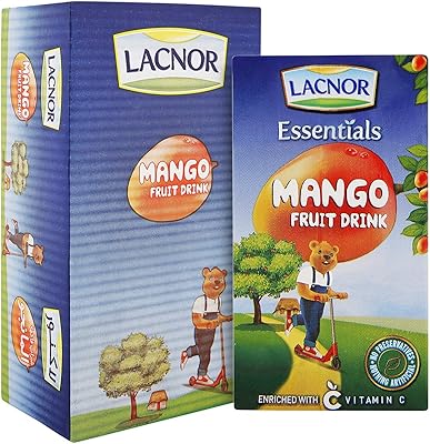 Boisson aux fruits à la mangue lacnor essentials enrichie en vitamine c