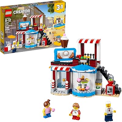 Lego creator 31077 kit de construction modulaire 3 en 1 sweet surprises