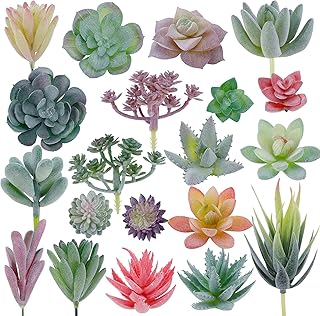 Mini plantes succulentes artificielles floquées décoration fantaisie pour la maison l'artisanat les fleurs