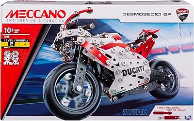 Kit de construction meccano ducati desmosedici gp sti am avec suspension à ressorts
