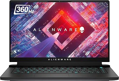 Ordinateur portable de jeu alienware m15 r5, écran g-sync 15,6 pouces fhd 360