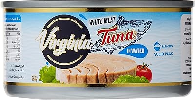 Viande de thon de virginie dans l'eau 170 g. Diaytar : Vivez l'expérience du shopping malin