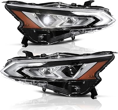 Ensemble de phares led ginvol compatible avec nissan altima 2019-2022 pour côté conducteur