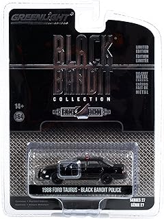 Voiture de police taurus 1988 black bandit series 27 1/64 modèle de voiture
