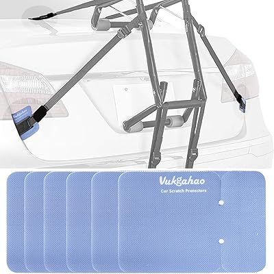 Vukgahao protections contre les rayures de voiture pour porte-vélos en toile, évitez