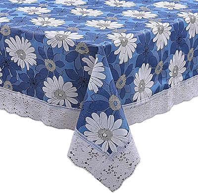 Housse de table à manger en pvc 6 places cooper industries avec motif
