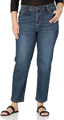Gloria vanderbilt jean fuselé classique taille haute amanda pour femme