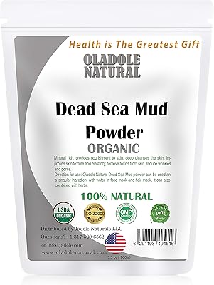 Poudre de boue naturelle de la mer morte oldale 100 % naturelle masque