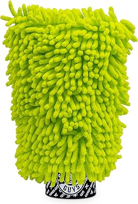 Chemical guys mic493 gant à lessive en microfibre chenille de qualité supérieure résistant