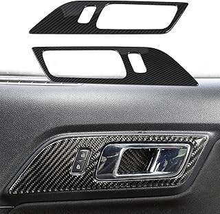 Couvercle de poignée de porte intérieure en fibre de carbone sycos auto parts