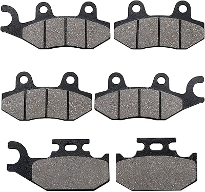 Plaquettes de frein avant et arrière kabing compatibles avec yamaha raptor
