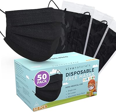 Masques pour enfants (paquet de 50) masque à 4 couches masque au design