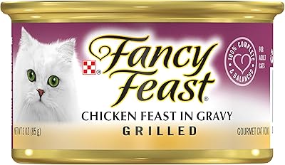 Purina fancy best premium nourriture humide pour chat avec mélange de poulet grillé