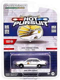 1990 taurus police white utah highway patrol hot pursuit series 41 1/64 modèle moulé sous pression greenlite 42990 a. Diaytar : Qualité professionnelle, prix grand public