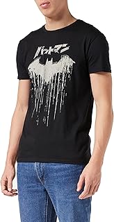 T-shirt pour homme avec logo japonais en détresse dc comics batman