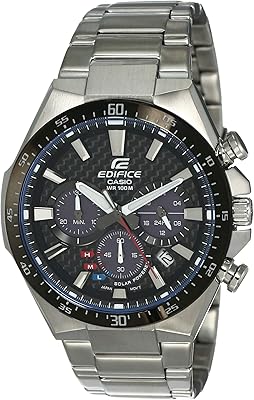 Montre décontractée et pratique pour homme analogique acier inoxydable eqs-800cdb-1a