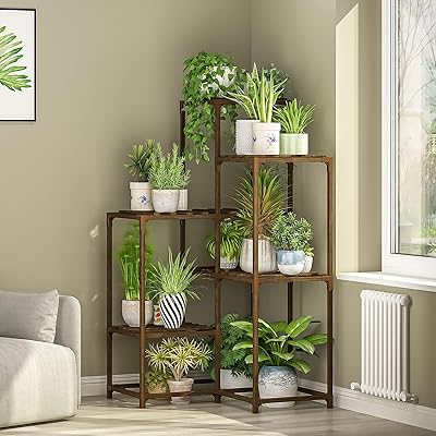 Support pour plantes d'intérieur et d'extérieur, support pour plantes d'intérieur, salon, 7 couches