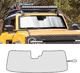 Pare-soleil pour pare-brise avant jimin 2021 ford bronco 2021-23