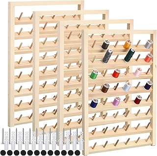 4 pièces 48 bobines porte-fil mural en bois avec crochets organisateur suspendu pour petite couture, broderie, bijoux. Trouvez tout ce dont vous avez besoin sur Diaytar Sénégal