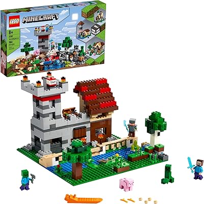 Lego minecraft the crafting box 3.0 21161 jouet de construction minecraft ensemble château