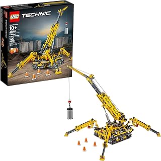 Lego technic 42097 kit de construction de grue sur chenilles compacte (920 pièces)