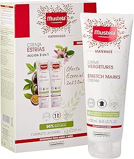 Mustela 48623 – crème corps anti-vergetures duplo formula, 2 x 250 ml
