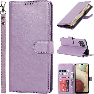 Étui de protection portefeuille sailor tech pour samsung galaxy a12 5g, étui à