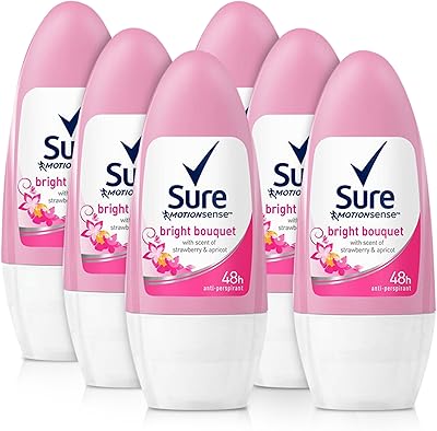 Sure woman bright packet déodorant roll-on puissant pour femme fraîcheur et protection