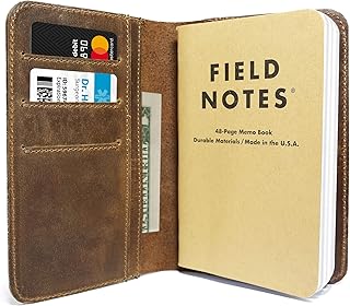 Couverture de notes en cuir pour mémo - carnet de poche, convient aux