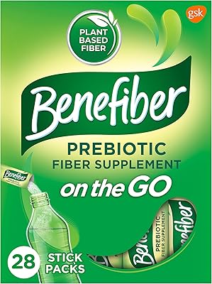 Poudre de supplément de fibres prébiotiques bene faber on the go pour la santé