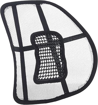 Coussin de siège de voiture massage du dos soutien lombaire coussin en maille