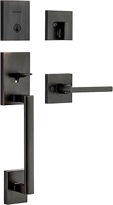 Kwikset san clemente serrure de porte avant à cylindre bas avec levier halifax