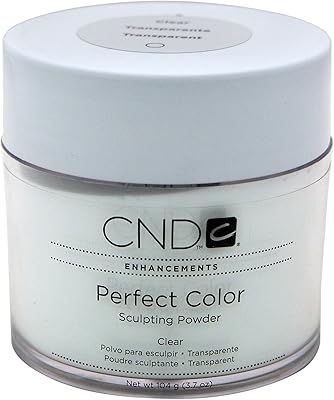 Poudre sculptante cnd perfect color, transparente pour femme - 3,7 g pour le soin