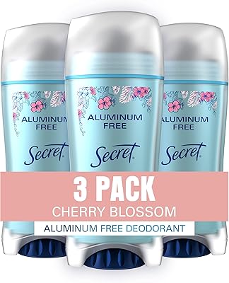 Déodorant secret sans aluminium pour femme, fleur de cerisier, 2,4 oz
