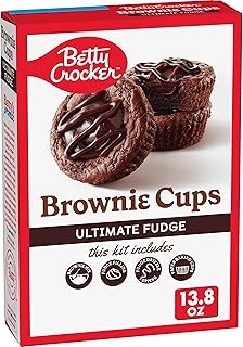Tasses de mélange de brownies au fudge ultimate betty crocker - boîte