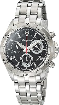 Montre à quartz mathey tissot bolton pour homme avec bracelet en acier
